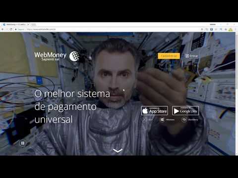 Vídeo: Como Criar Uma Carteira Eletrônica No Webmoney