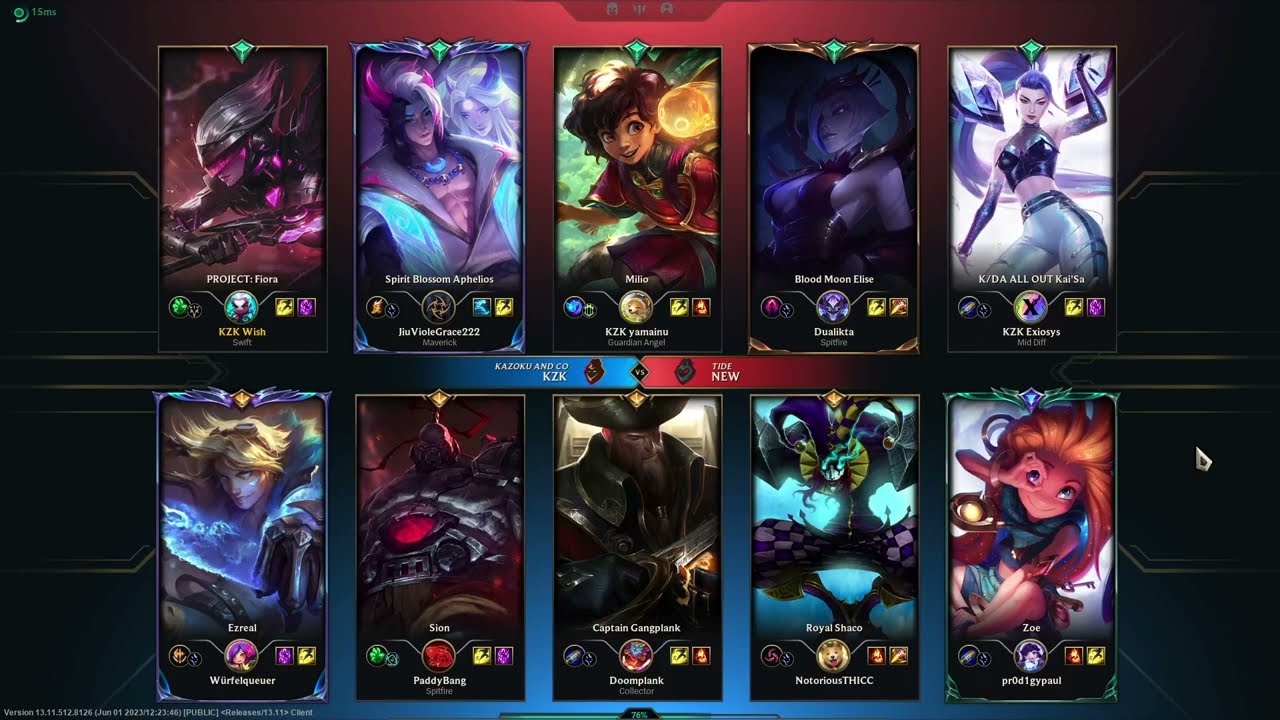 Game 2 - Fiora vs Sion - Clash - Bandle City Cup Day 2 - Patch 13.11