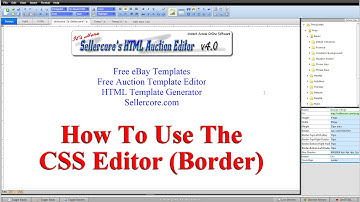 How To Make CSS Border Effects When Generating Free eBay Templates