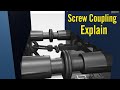 Railway Screw Coupling Explain | How Screw coupling works | #components of screw coupling