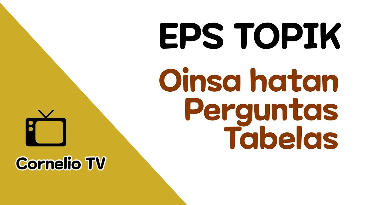 #EPSTOPIK2020 #TOPIK #읽기 #PREEXAMQUESTION Responde ba Perguntas EPS TOPIK (읽기 문제) Modelu Tabela.