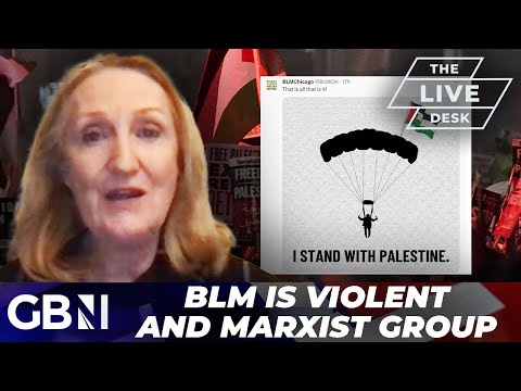 'blm is a violent, marxist, anarchist organisation' | blm slammed for photo supporting attacks