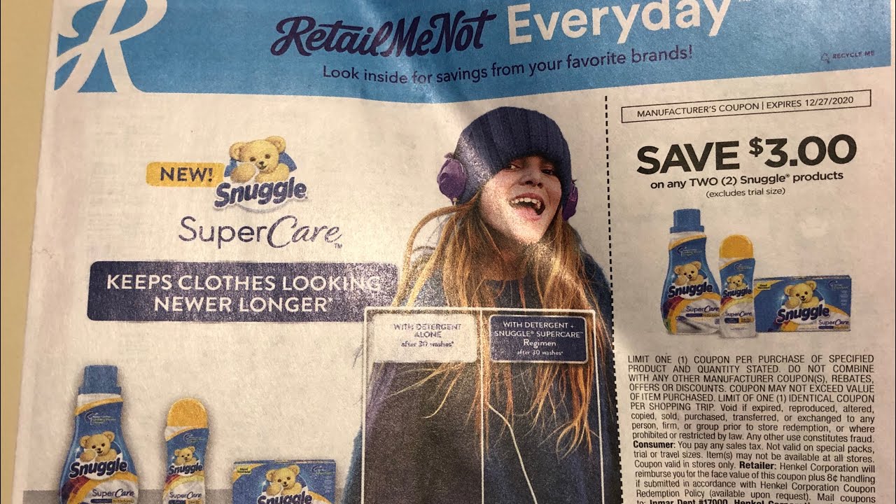 Retail Me Not Coupon Insert Preview December 13, 2020 - YouTube