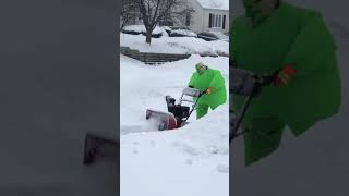 HULK FART SUIT SNOWBLOWING