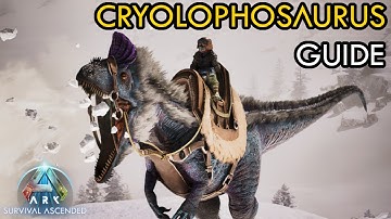 CRYOLOPHOSAURUS | ARK Guide - Where to Find, How to Tame, & Abilities