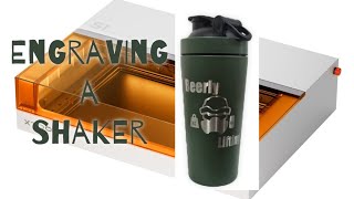 Custom Laser Engraving a Shaker with xTool S1 10W