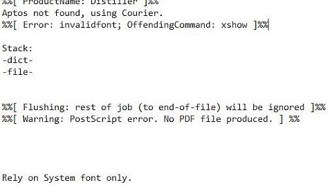 Error when printing PDF ProductName: Distiller %%[ ProductName: Distiller ]%%