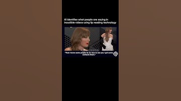 👀🗣️ Read their lips with AI #ai #aitools #chatgpt #chatgpt4 #shorts