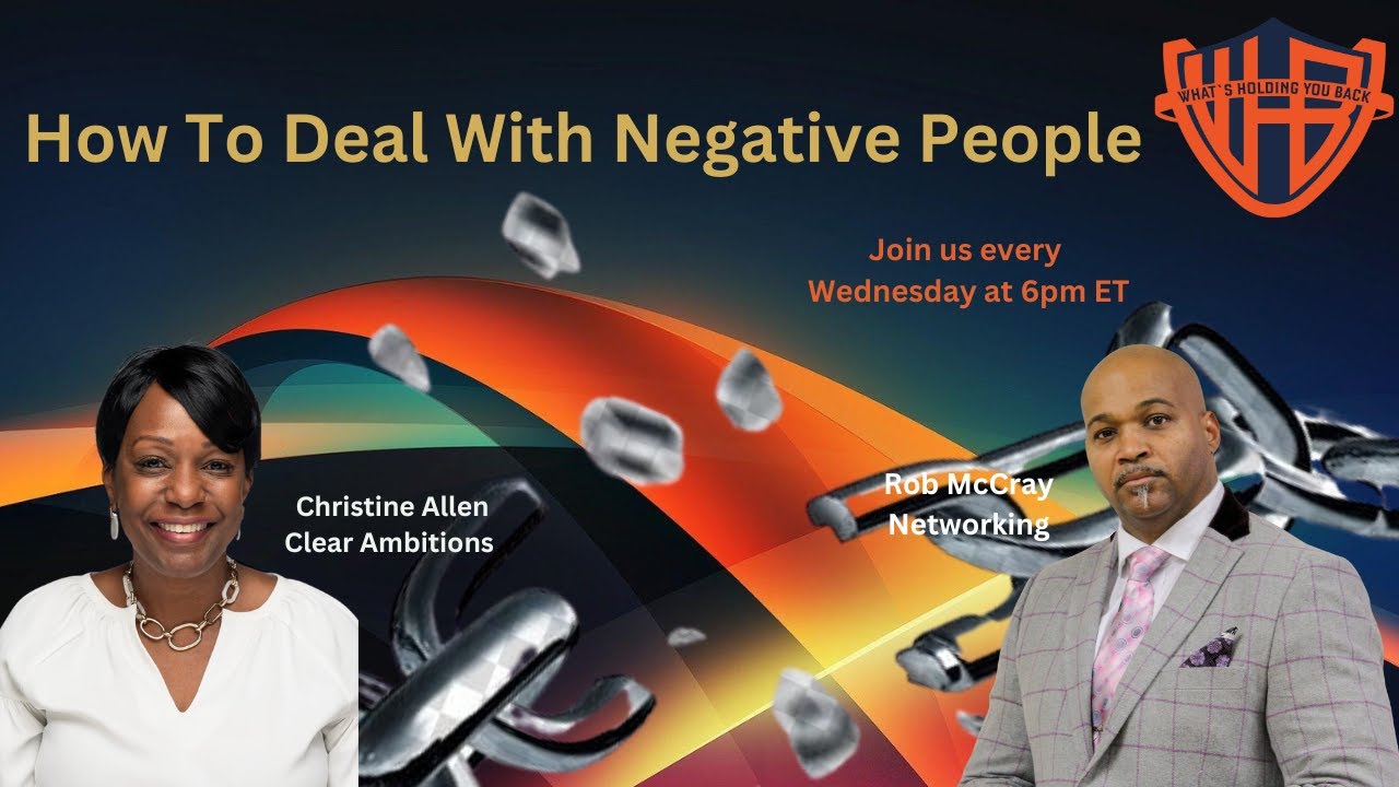 How To Deal With Negative People - YouTube