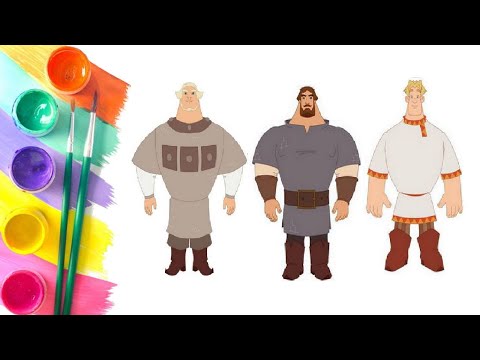 Как Нарисовать Богатыря Рисунки Для Детей How To Draw A Hero Drawings For Children