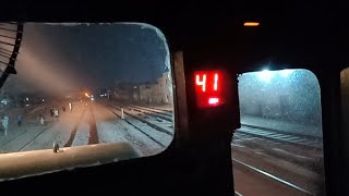 130 DN Thal Express Entering at Multan Cant Railway Station||View From Locomotive
