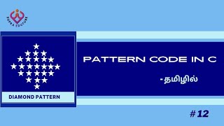 Pattern code in C- Diamond pattern in C