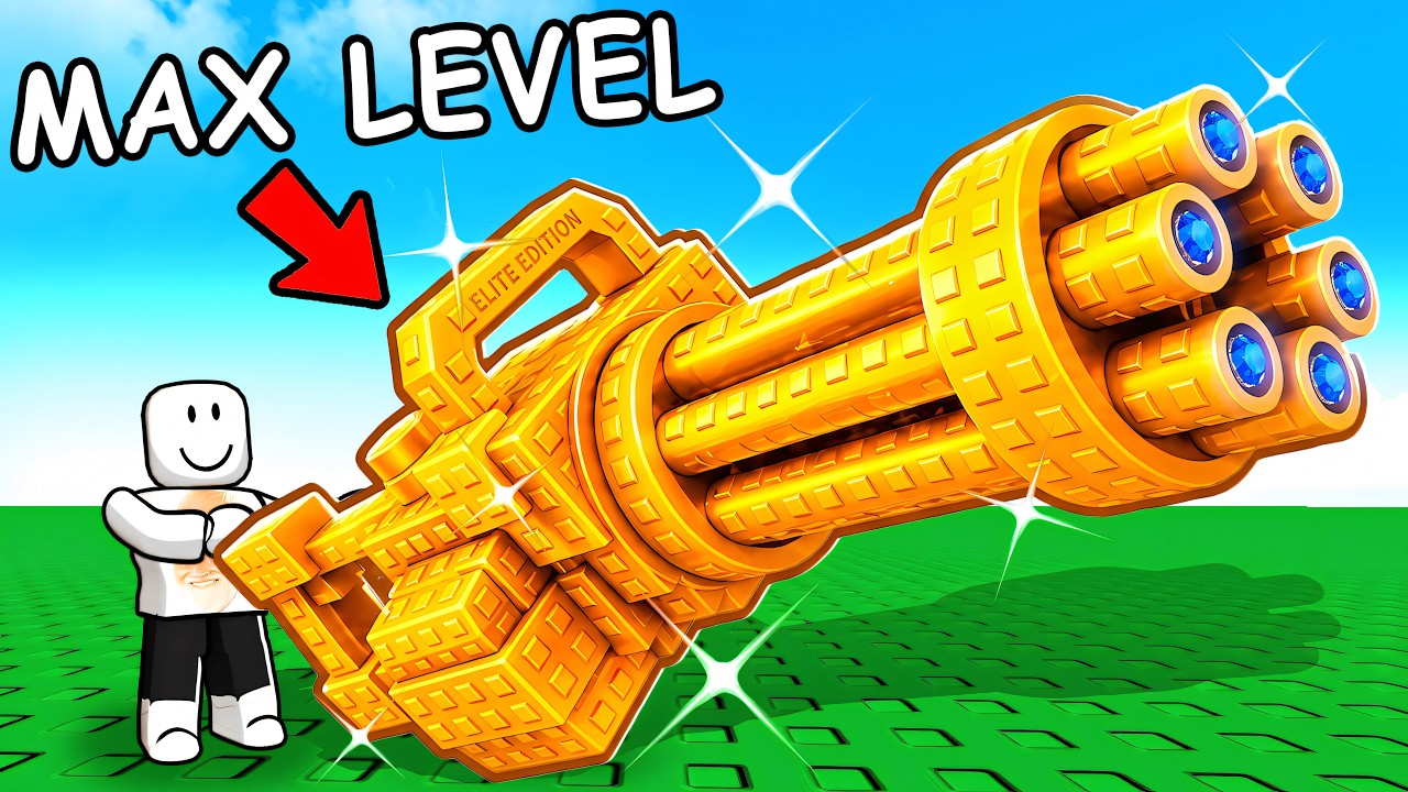I Got a MASSIVE GUN in Roblox Gun Evolution
