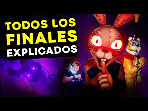 FNAF Security Breach: FINALES EXPLICADOS 🎁 (Five Nights At Freddy's)