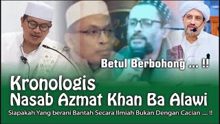 Kronologis Nasab Azmat Khan Ba Alawi #Tinta Nusantara