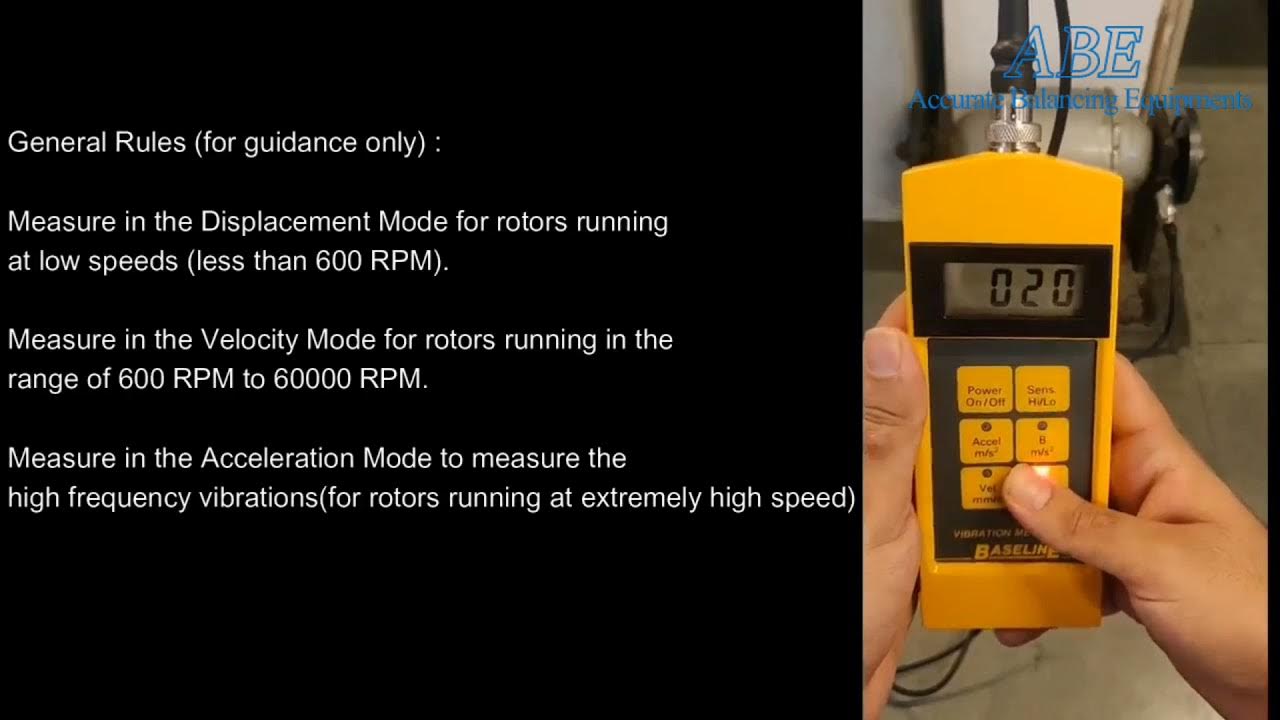 Vibration meter 2050 ABE Accurate Balancing Equipments Baseline