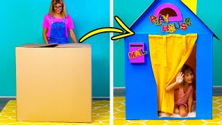今すぐ作れる簡単で楽しいDIYプレイハウス！