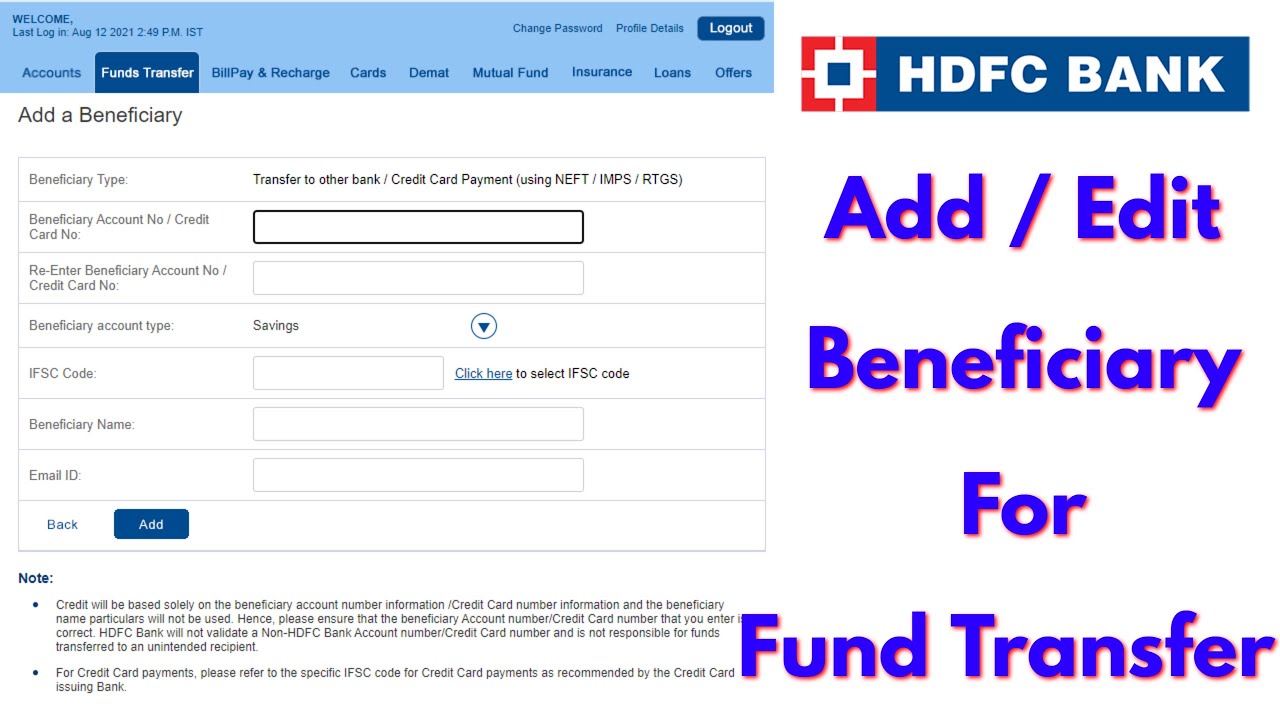 education loan transfer to hdfc