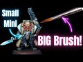 Do you need a small brush for warhammer painting?