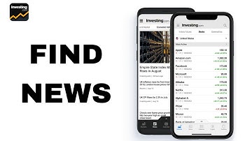 How To Find News On Investing.com App