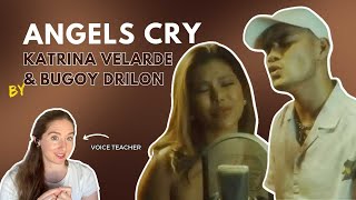 Voice Teacher Reacts to Angels Cry by Katrina Velarde & Bugoy Drilon