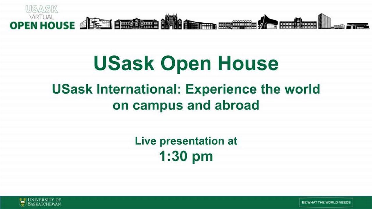 Usask International Experience The World On Campus And Abroad Youtube