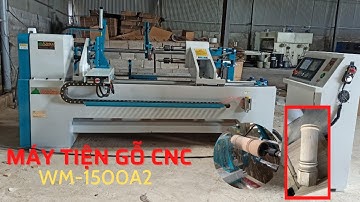 MÁY TIỆN GỖ CNC 2 TRỤC LÀM VIỆC ĐỒNG THỜI WOODMASTER WM-1500A2