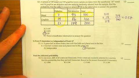 AP Stats Practice Exam 2 part 1