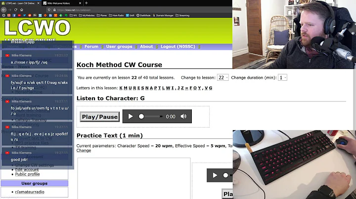 I FINALLY pass lesson 21 EVEN THOUGH I ALREADY PASSED IT AAHRRRGH [Learn Morse Code Live Highlights]
