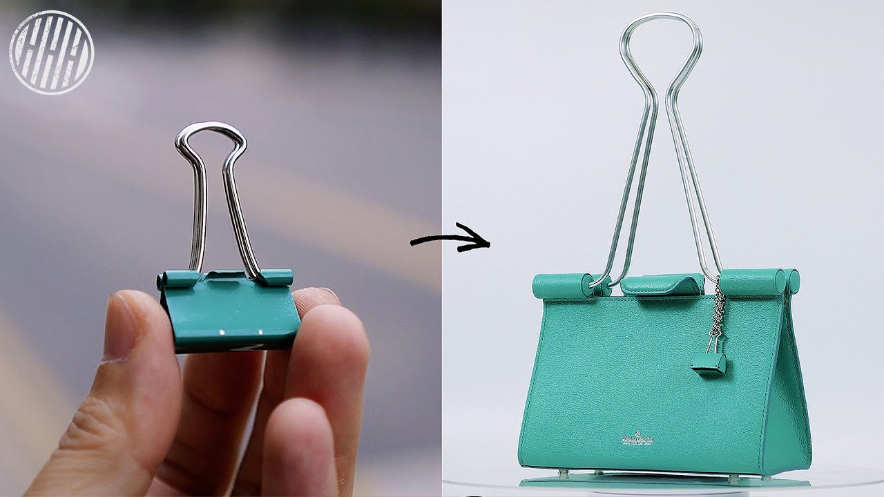 The magic of turning 4 cents binder clip into a luxury bag 