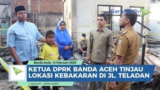 Ketua DPRK Banda Aceh Farid Nyak Umar Kunjungi Korban Kebakaran di Gampong Keuramat