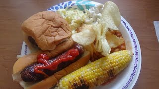 ASMR Having A Memorial Day Cookout Meal