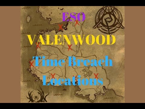 ESO VALENWOOD TIME BREACH LOCATIONS - A BREACH AMID THE TREES