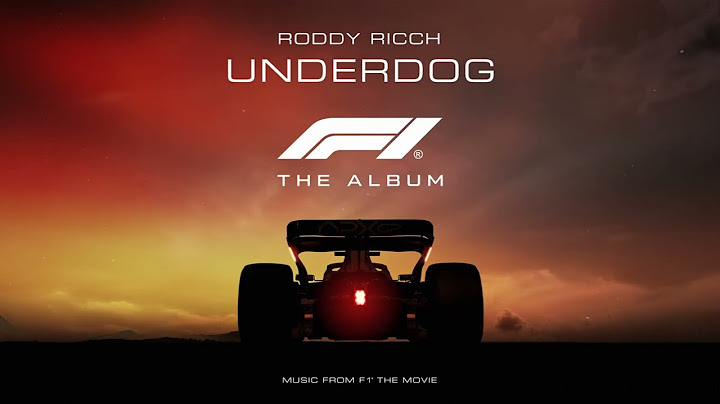 Roddy Ricch - Underdog (From F1® The Movie) [Official Visualizer]