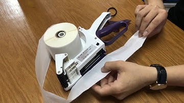 Demo hướng dẫn cách lắp tem vào máy dán tem cầm tay YH-60 Impex Vietnam