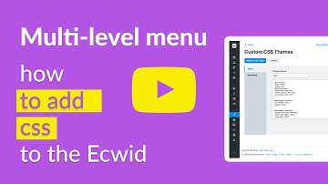 How to add css to Ecwid