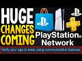 Huge PlayStation CHANGES Announced - PSN Age Verification Requirements