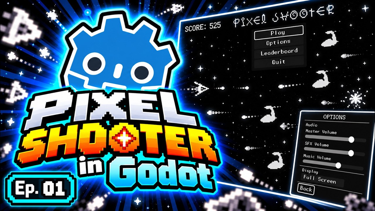 Godot 4 Beginner Tutorial - Pixel Shooter #1/8 - Project Setup, Arena ...