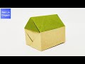 How To Make 3D Paper House - Easy Origami House Tutorial