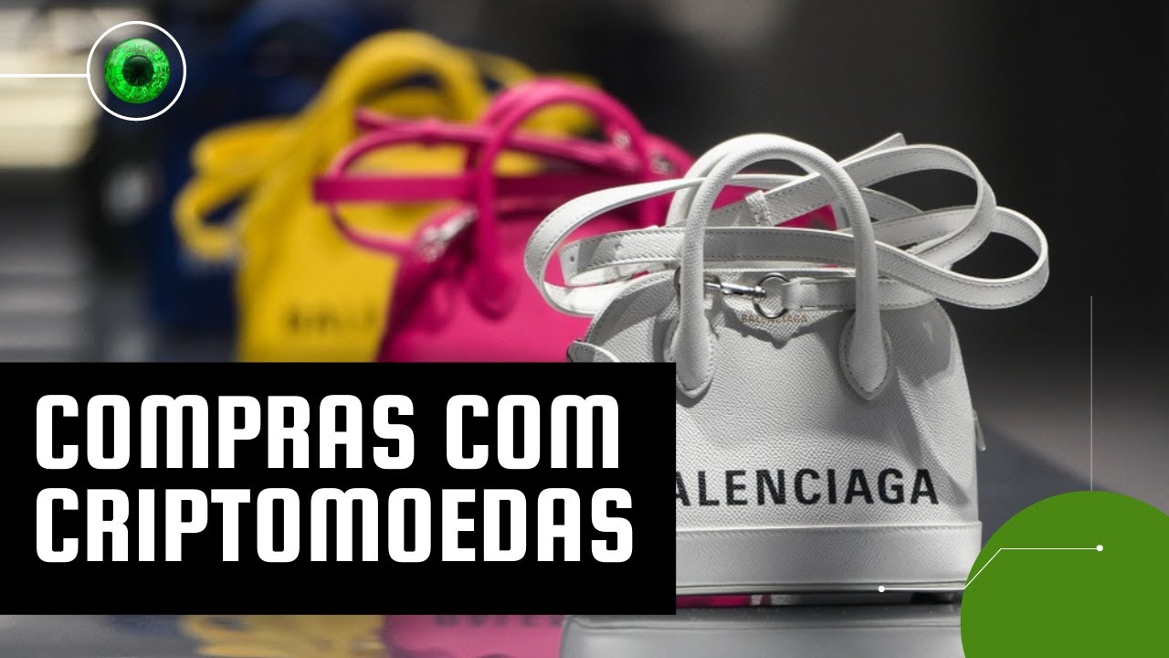 Balenciaga vai aceitar criptomoedas como pagamento