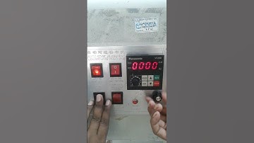 Winda Relax Machine || Panasonic VFD Setting || #shorts #youtubeshorts @industriallab
