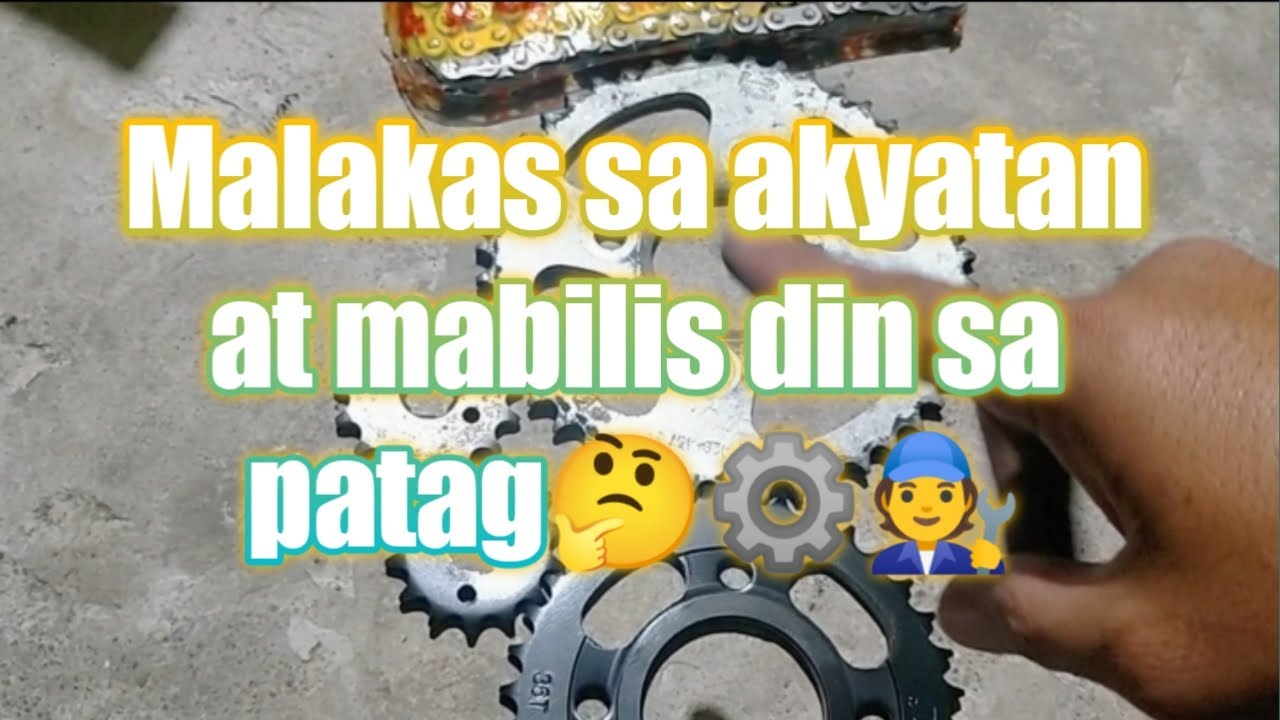 Ano ba ang best sprockets combination sa ating motor?