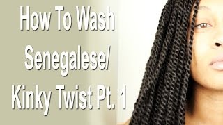 How to wash senegalese / kinky twist ...