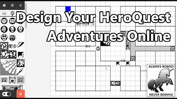 hQuestBuilder Review - A Browser-based Tool to Design and Create Your Own HeroQuest Dungeons Online