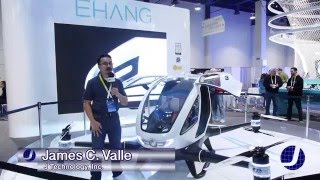 Ehang 184 Autonomous Aerial Vehicle (AAV) at CES 2016
