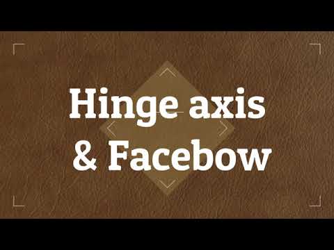 Hinge axis and Facebow