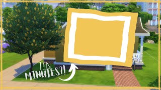 10 Minute Build Challenge // The Sims 4