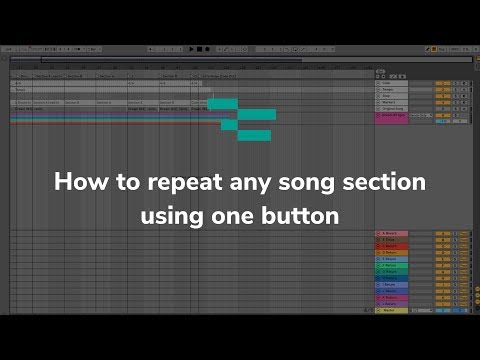 How to repeat any song section live using 1 button