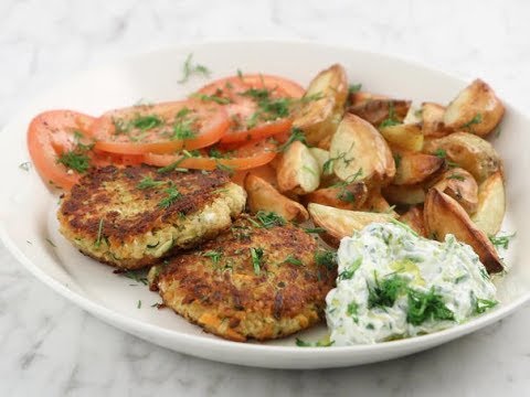 Grönsaksbiffar med tzatziki - Köket