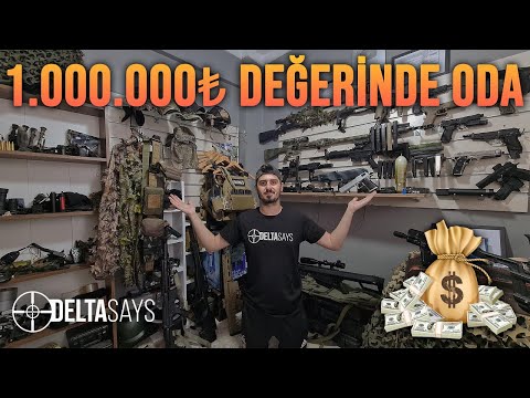 1.000.000 TL AIRSOFT ODA VLOG / AIRSOFT GUN ROOM